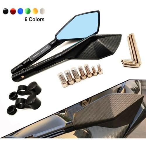 For Honda cb400 CB919 CB190R CB650R CB125R CB400SF Universial Motorcycle retrovisor Handle Bar End Side Rearview Mirrors