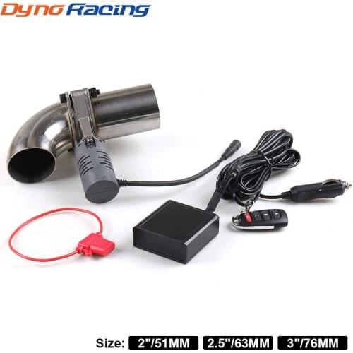 2/2.5/3 inch Exhaust Valve Cutout Kit Electric Exhaust Cutout Pipe Valve Set Automobile Wireless Remote Control Valve