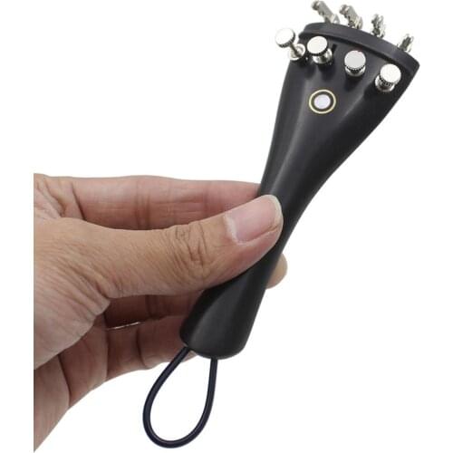 4x Violin Fine Tuners + Tailpiece + Tailgut For 3/4 4/4 Violin Fiddle Accessory