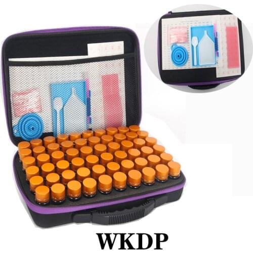 60pcs High Qualtity Big Bottles 5D DIY Diamond Painting Tools Kits Embroidery Accessories Handbang Storge Box Diamond Container