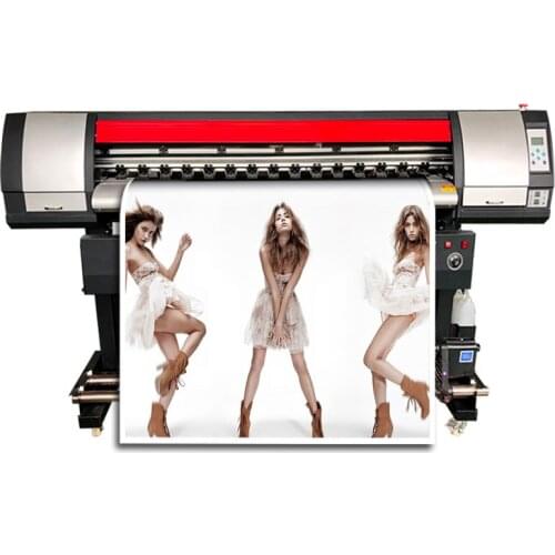64inch Flex Banner Printing Machine Cmyk Digital Inkjet Printer With Rip Easy To Use Best Price Eco Solvent Printer