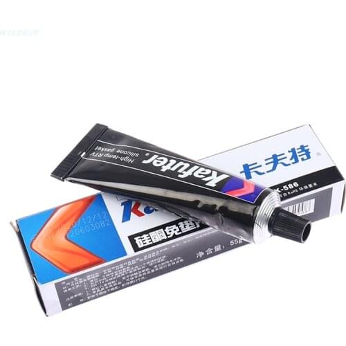 70g K-586 Black Silicone Free-Gasket Waterproof To Oil Resist High Temperature Sealant Repairing Glue