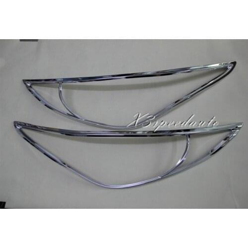 ABS Plastic Front Head Light Cover Trim For Hyundia Sonata i45 YF 2011 2012 2013