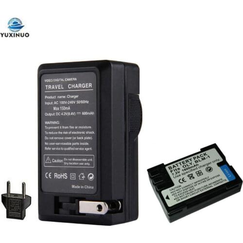 1800mAh PS-BLM1 PS BLM-1 Camera Battery + AC Charger For Olympus C-5060 C-7070 C-8080 E-30 E-300 E-330 E-500 E-510 E-520 E3 E30