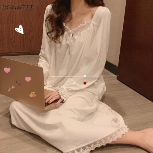 BONNTEE Women's Long Nightgowns