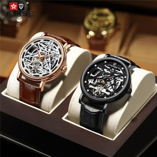 TEVISE New Original Design Watch Mens Automatic Mechanical Watch Fashion Casual Business Mens Clock Luxury Automatic Watches