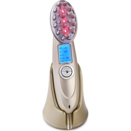 Electric Laser Hair Growth Comb Infrared RF Red Light EMS Vibration Scalp Massage Hair Grow Brush Anti Hair Loss Treatment