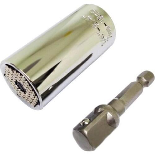 Torque Wrench Head Set Socket Sleeve 7-19mm Power Drill Ratchet Bushing Spanner Grip Multi Hand Tools high quality