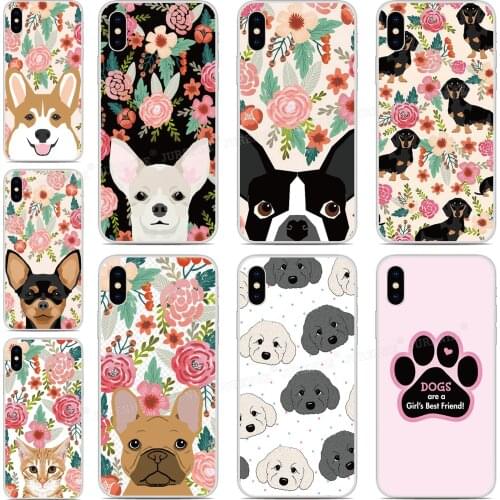 DIY Custom Photo Cover Dog Flower Floral Cases For ASUS-ZenFone Max Pro M1 Rog Phone 2 6 5 5Z 4 Lite L1 Shot Plus M2 Phone Case
