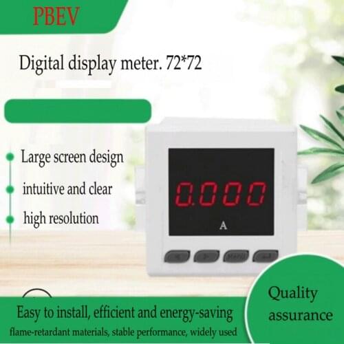 Digital Display Meter Single-Phase Three-Phase Multi-Function Power meter LCD Current Voltage Power Frequency Electric Energy co