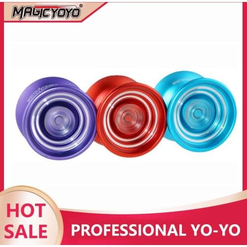 MAGICYOYO K7 Three-Color Optional Entry-Level Side Axle Gameplay Professional Metal Yo-Yo Can Be Automatically Recycled