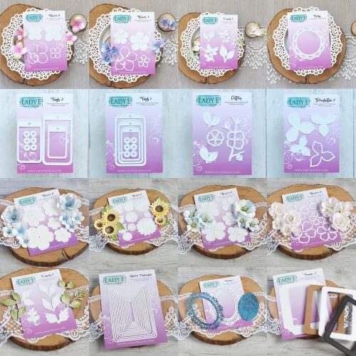 2021 AliliArts Metal Cutting Dies Flowers and leaves diy Scrapbooking Photo Album Decorative Embossing PaperCard Crafts Die