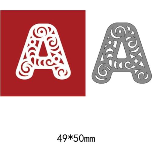 New Metal Cutting Dies For Decor Card Letter A to Z DIY Scrapbooking Embossing Stencil Paper Craft Album Template Dies