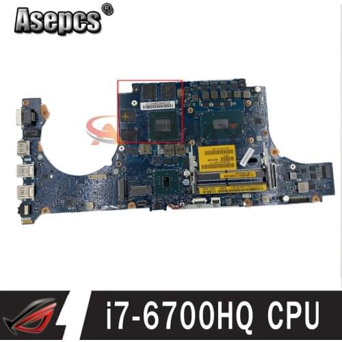 NEW For DELL 7566 7446 laptop motherboard with i7-6700HQ cpu 0JYC14 JYC14 CN-0JYC14 BCV00 LA-D991P 100% working