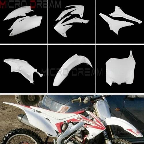Motorcycle ABS Racing Fairings For Honda CRF 250/450 R CRF450R Enduro Motocross Fairing Body Kit Side Panels Radiator Shroud