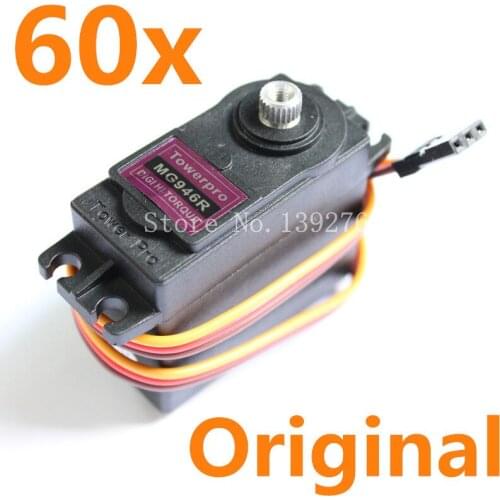 Wholesale 60pcs /lot Genuine Towerpro MG946R Servo Metal Gear DIGI Hi Torque 13kg Digital For RC Robot Car Boat Model