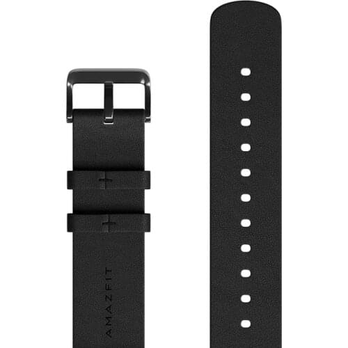Original Genuine Leather Watch Strap Bracelet for Xiaomi Huami Amazfit GTR (47mm & 42mm) Pace Stratos & Bip Lite Watch