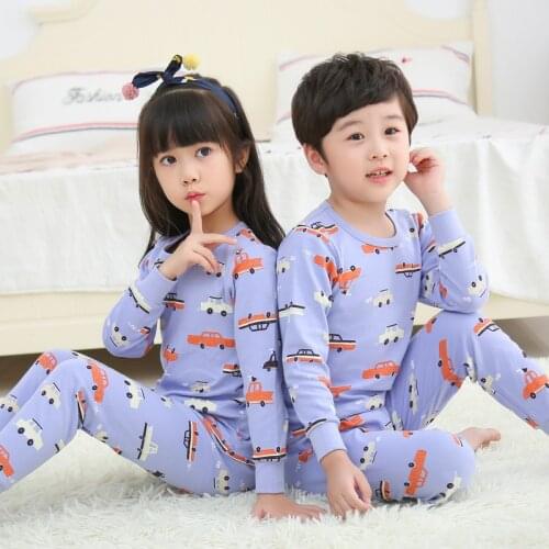 Baby Pyjamas Winter Cartoon Kids Clothes 2PCS Childrens Pajamas Boys Girls Sleep Suit Sleepwear Pijama Infantil Child Clothing