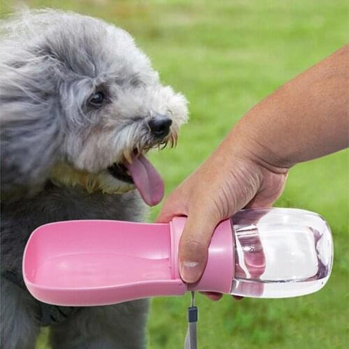 Portable Pet Dog Water Bottle Drinking Bowls For Small Large Dogs Outdoor Feeding Water Dispenser Activated Carbon Filter Bowl