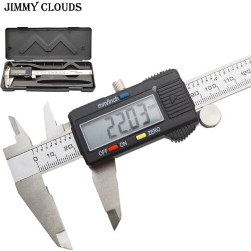 High quality 0-150mm Measuring Tool Stainless Steel Caliper Digital Vernier Caliper Gauge Micrometer Paquimetro Messschieber