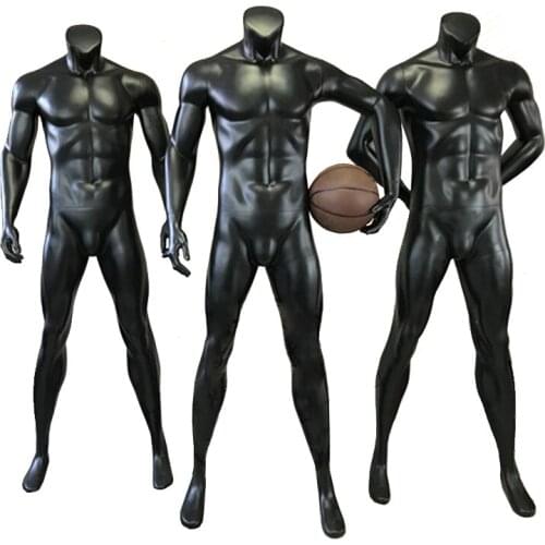 Mens and womens Muscle Kicking Model Window Display FRP Mannequin Sports