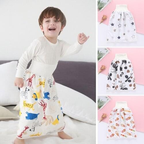 Waterproof Diaper Urine Skirts Baby Cloth Nappy Cover Leak-proof Mattress Training Pants Children Urine-proof Bed Skirt Pants