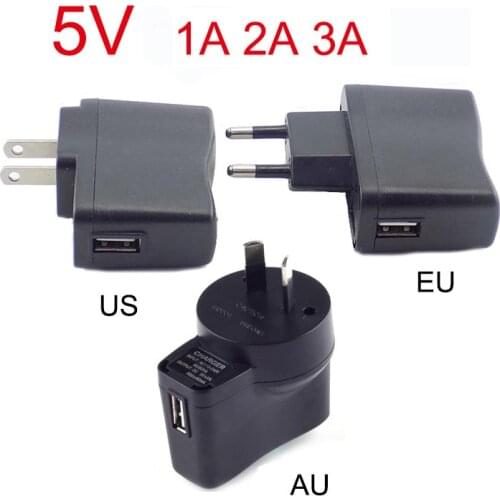 5V 0.5A 1A 2A 3A Micro USB Charger AC to DC Charging Universal Power Adapter Supply 100V-240V Output