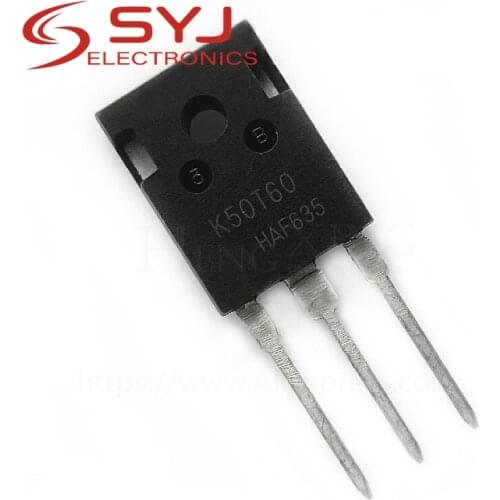 1pcs/lot K50T60 IKW50N60T TO-247 50A 600V IGBT In Stock