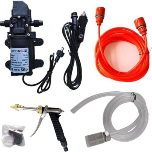 12V 80W agricultural self-priming miniature electric diaphragm pump for car washing