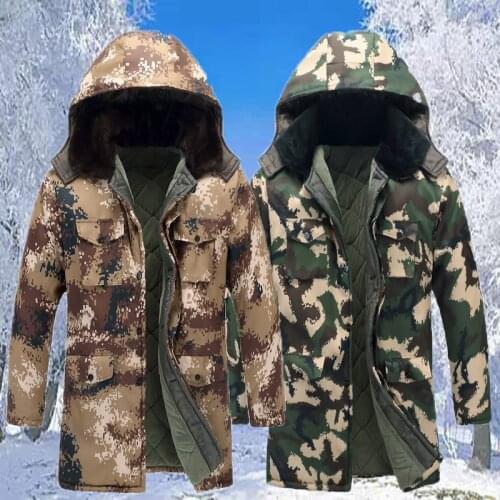 2020 Mens Autumn Winter Fashion Coat Men Down Coat Jacket Camouflage Coat Winter