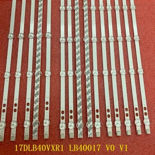 5set=15 PCS LED backlight strip for LED40287FHDCNTD 40A07USB TX-40C200E 40L3653DB 40L1653DB Vestel 40 inch LB40017 17DLB40VXR1