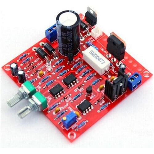 5set 2017 NEW new Red 0-30V 2mA-3A Continuously Adjustable DC Regulated Power Supply DIY Kit for school education