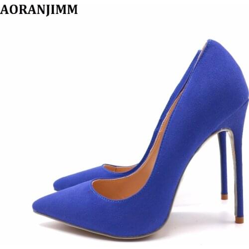 AORANJIMM Suede Pumps