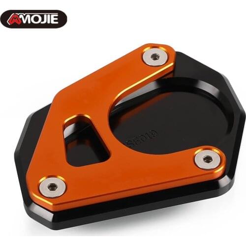 For 390 ADVENTURE 2020 2021 Motorbike Kickstand Foot Side Stand Extension Pad Support Plate Motorcycle Accessories 390ADVENTURE