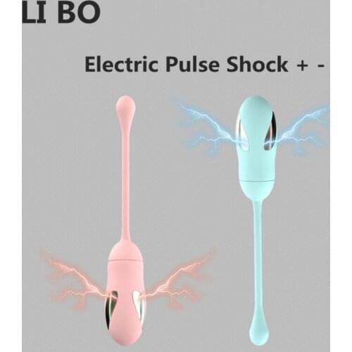 Electric Pulse Shock Vibrator G-Spot Stimulator APP Off-site Remote Control Sex Toy for Couple 8 vibrating Whale Jumping Egg