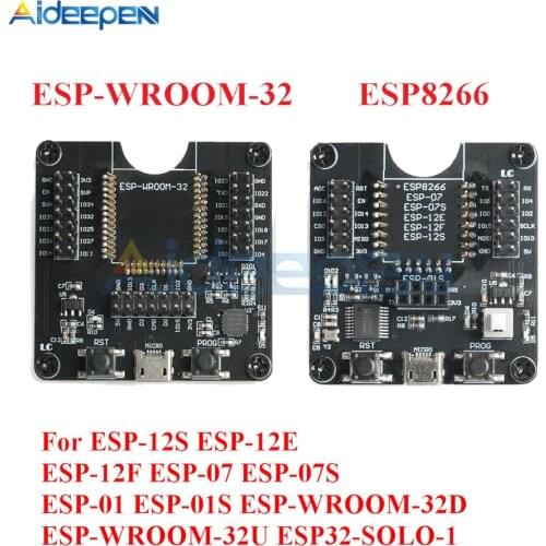 ESP8266 ESP-WROOM-32 Development Board Test ESP32 Burning Fixture Tool for ESP-12S ESP-12E ESP-12F ESP-07S ESP-01S ESP-WROOM-32D