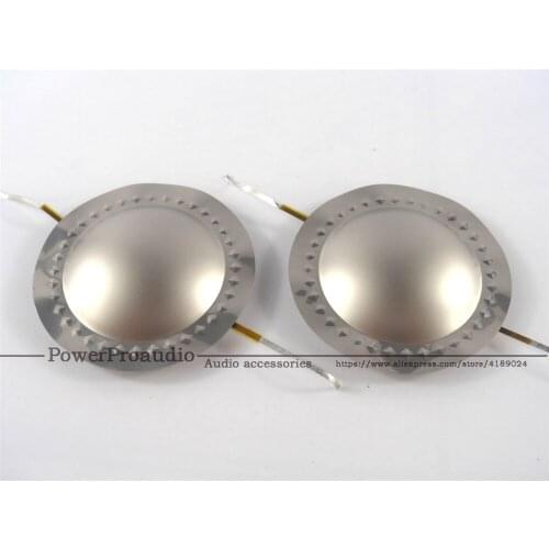2PCS /LOT 1.75inch 44.4mm 44.5mm Speaker Diaphragm Horn Driver Repair kit 8Ohm Aluminium