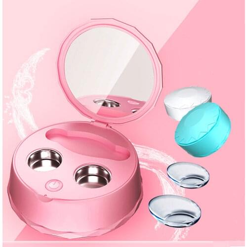 Contact Lens Cleaning Box Ultrasonic Cleaning Machine Cosmetic Contact Cleaning Orthokeratology Lens Rgp Hard Lens Ok Lens