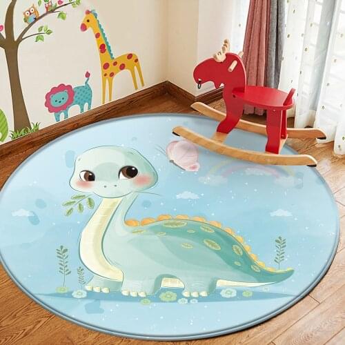 Fashion Children Carpet Non-Slip Cute Cartoon Tortoise Picture Children Flannel Carpet Baby Hand Print Carpet Baby Play Mat