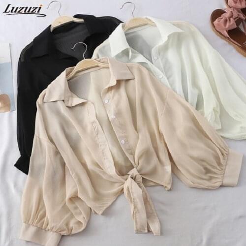 Luzuzi Womens Chiffon Blouses