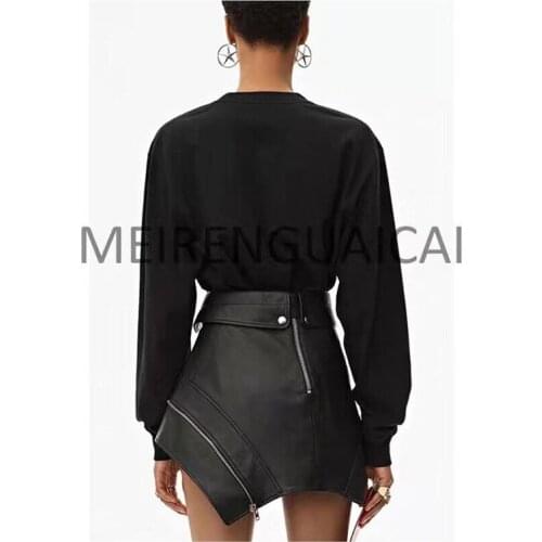 Fashion New Real Genuine Sheep Leather Skirt ，shortskirt