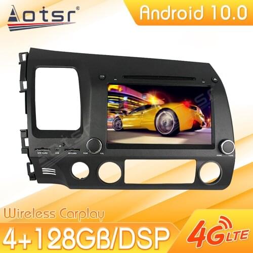 Android Car Multimedia Stereo Player For Honda CIVIC 2006 -2011 Tape Radio Recorder Video Auto GPS Navi Head Unit No 2Din 2 Din