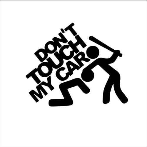 Don't touch my car sticker off-road diesel car motorcycle fashion car accessories decoration car fun Decal PVC