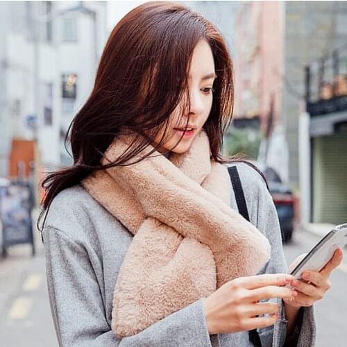 New Fashion Elegant Lady Datachble Collars Fur Shirt Dress Warmer Datachble Collars Unique Gifts for Cute Ladies