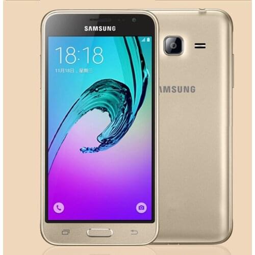 Original Samsung Galaxy J3(2016) J320F Unlocked Cell Phone 5.0 " Quad core 4G-LTE 1.5GB RAM 8GB ROM,Free Shipping