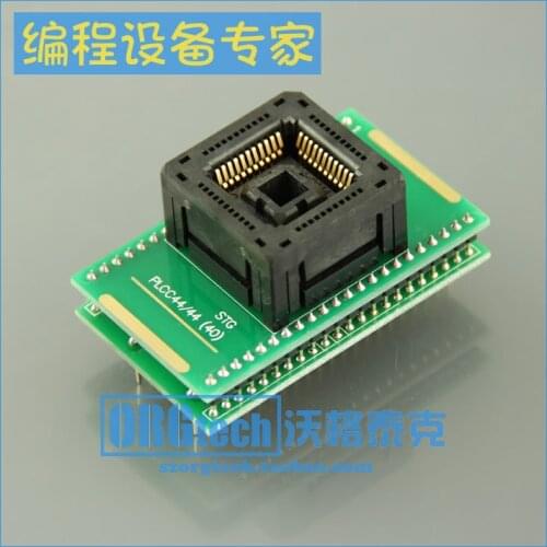 PLCC44 to DIP40|DIP44 Burn-in Socket Programming Adapter Chip Test Seat