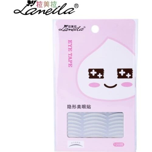 Self-Adhesive Breathable Eyelid Stickers Single Side Hidden Beautiful Eyes Fiber Block Glue Natural 120 Back A452