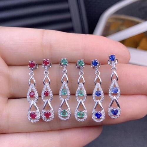 Dedicate gemstone earrings for beauty