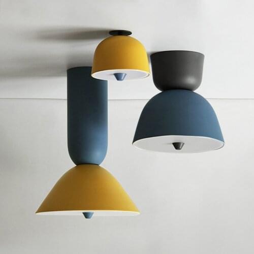 Modern Nordic LED ceiling light lamp bedside art metal kitchen lighting Luminaria hanging lamps restaurant living room new