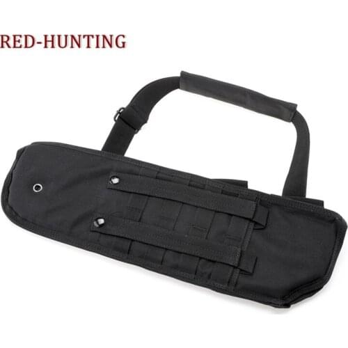 19" Tactical Shotgun Rifle Scabbard Bag Molle Shoulder Sling Case Padded Bag Hunting Bags With Shell Pouch Long Carry Bags